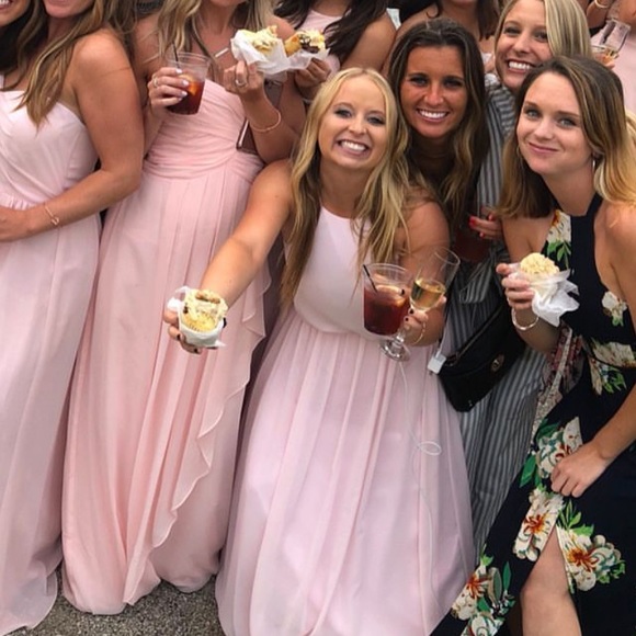 Blush Bridesmaids Dress - Picture 7 of 7